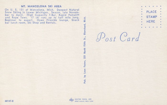 Mt. Mancelona - Postcard (newer photo)